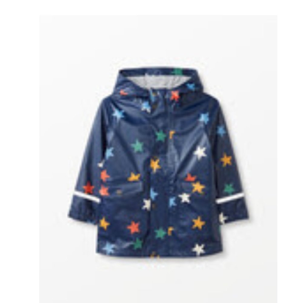 Hanna Andersson Hello Rain Jersey Lined Jacket